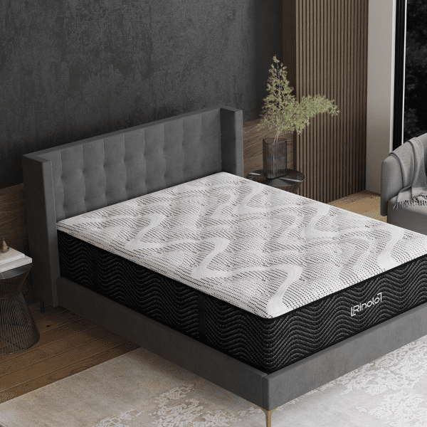 RINOLO Recharge 12” Medium Soft Hybrid Mattress in a box