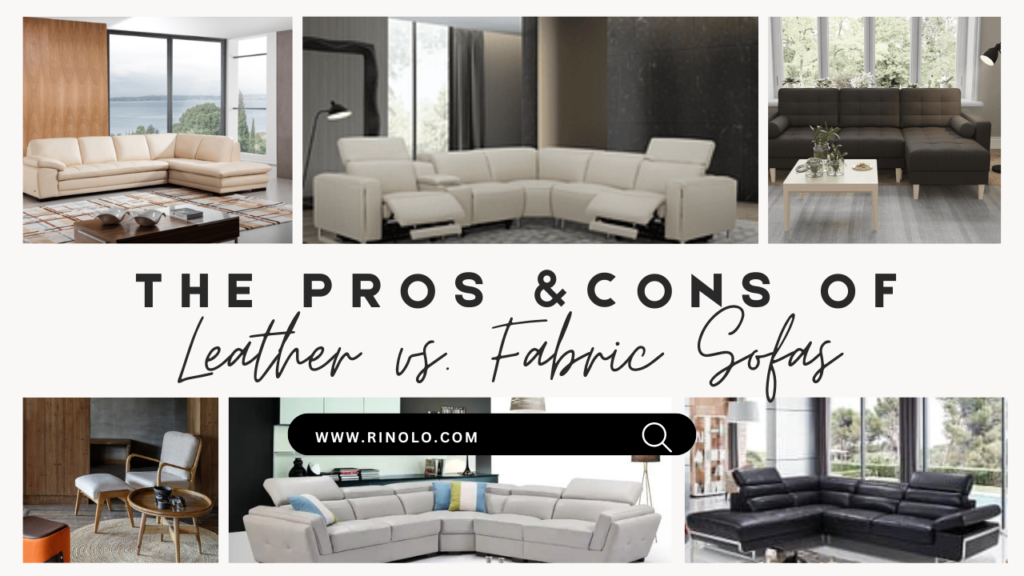 The Pros and Cons of Leather vs. Fabric Sofas